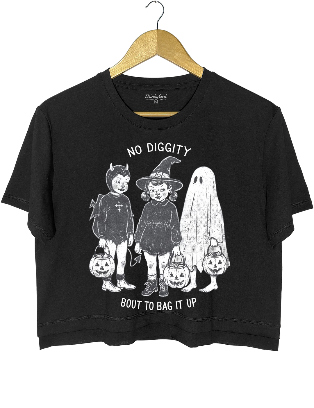 No Diggity Bout To Bag It Up Crop Top