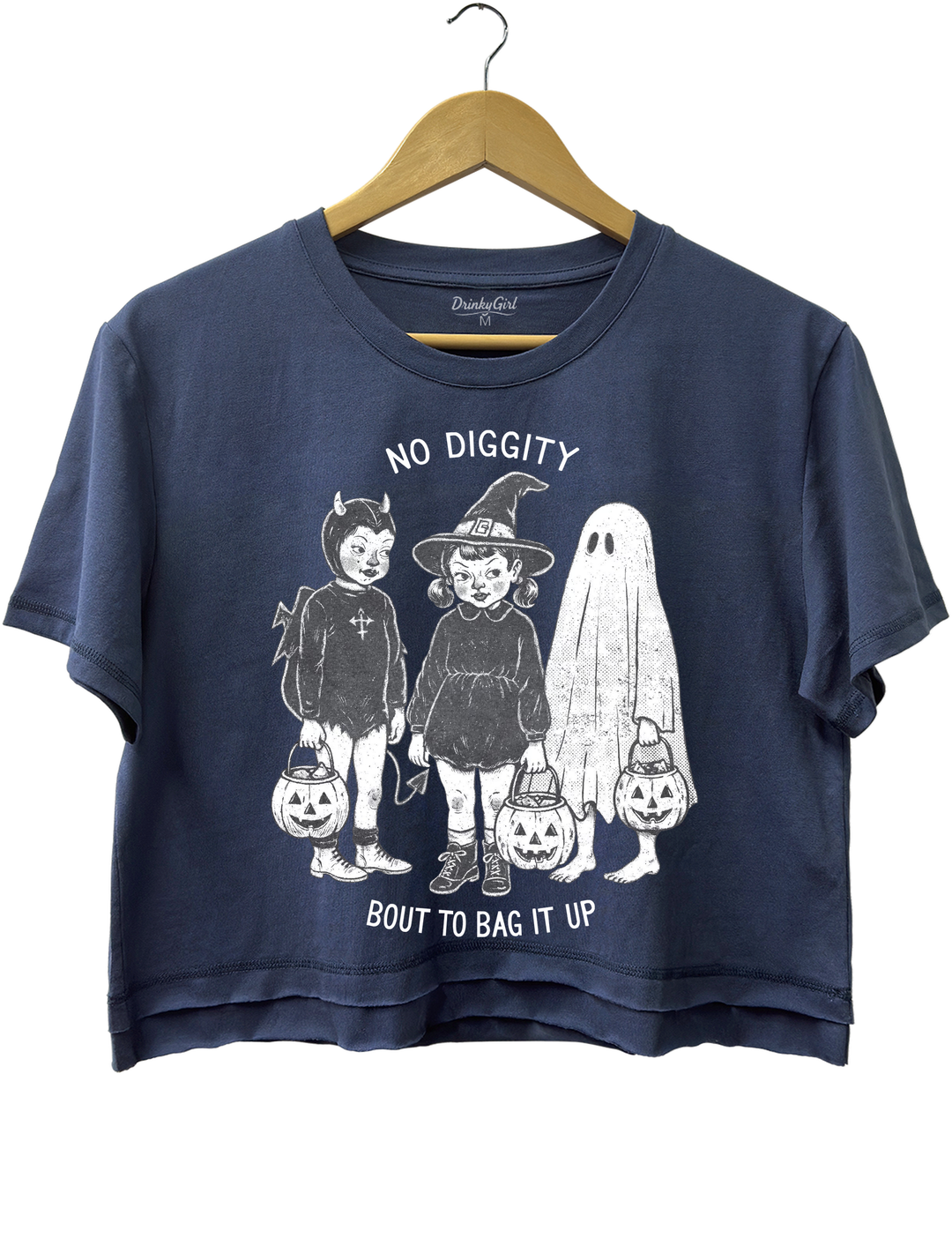 No Diggity Bout To Bag It Up Crop Top