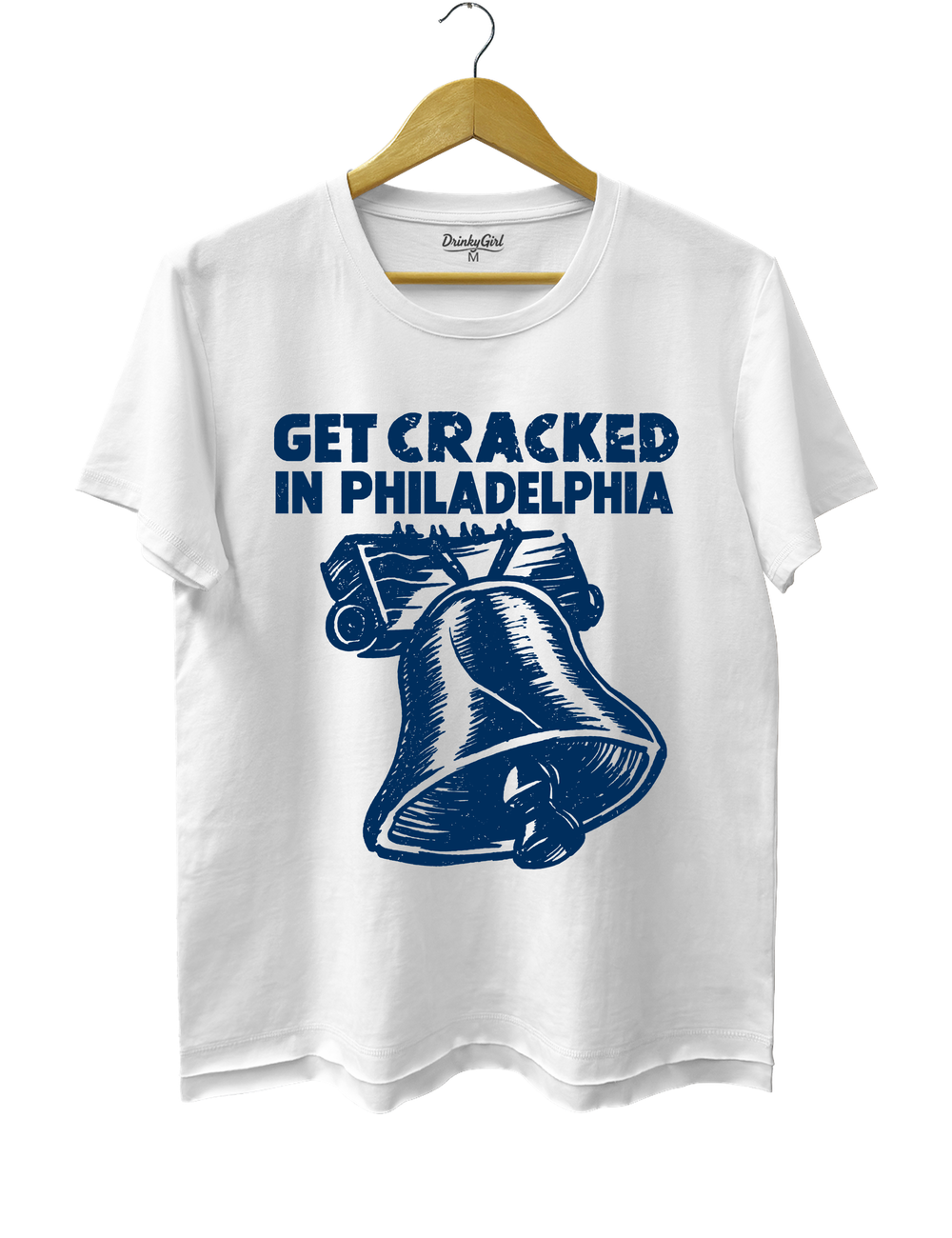 Get Cracked in Philadelphia Tee - White