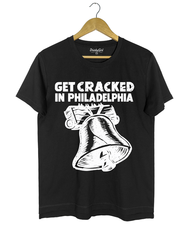 Get Cracked in Philadelphia Tee - Black