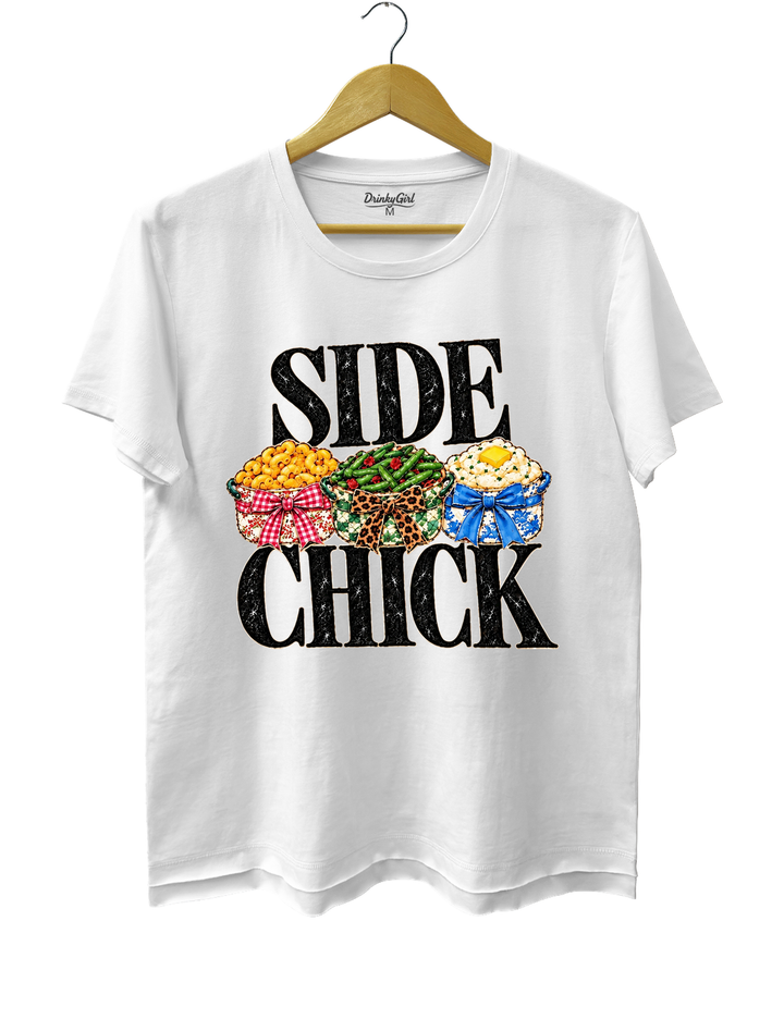 Side Chick Thanksgiving Tee - White