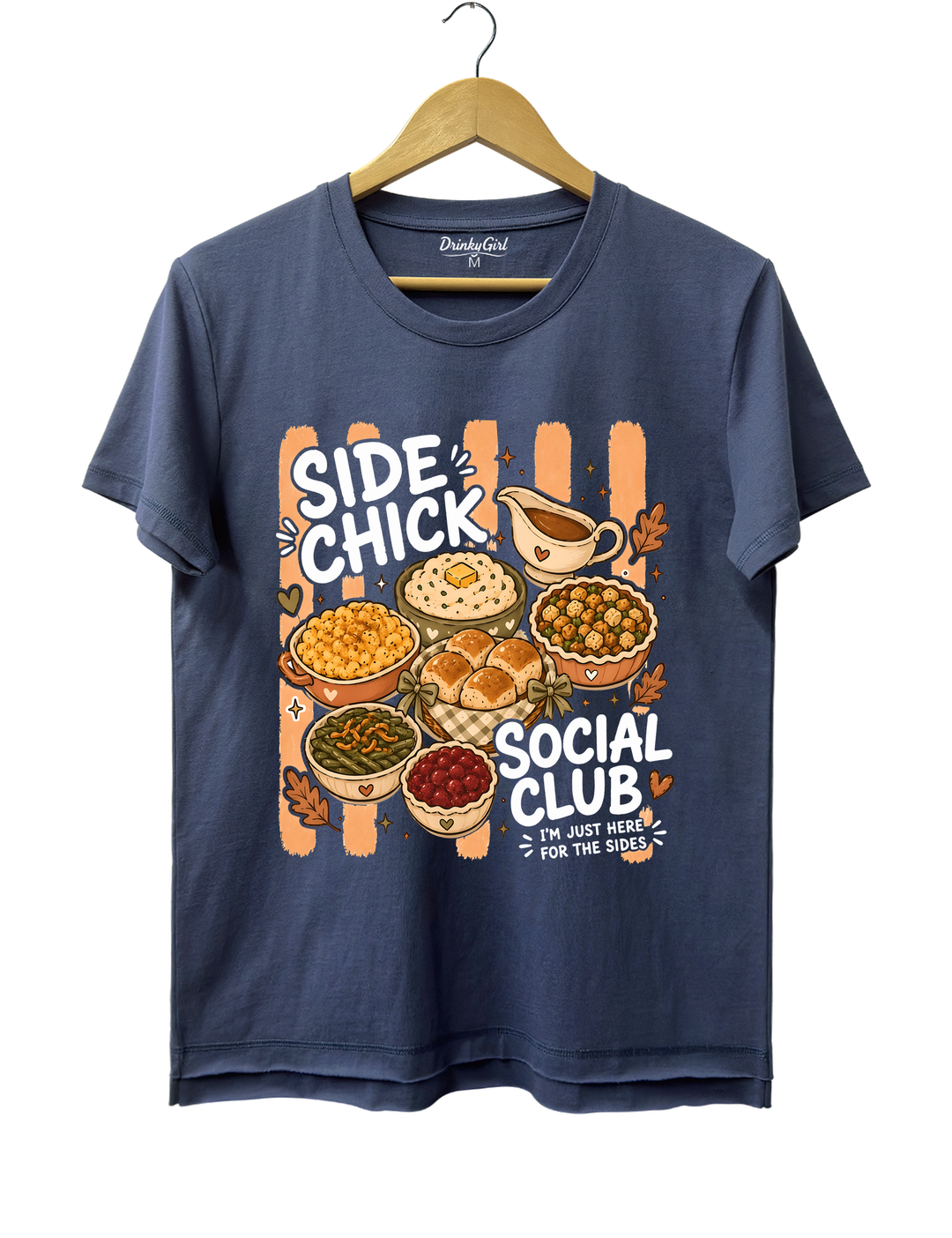 Side Chick Social Club Tee - Navy Blue