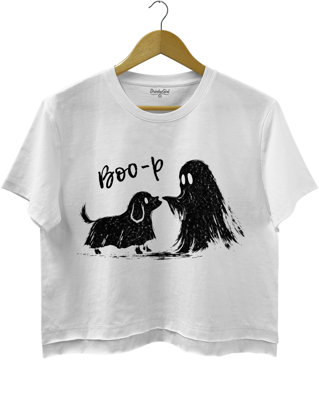 Boo-P Ghost Dog Crop Top