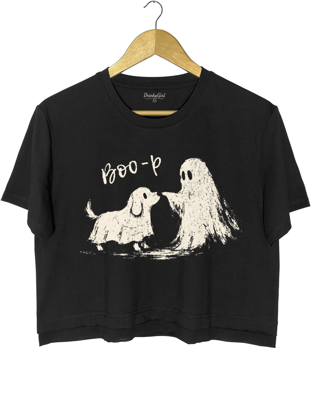 Boo-P Ghost Dog Crop Top
