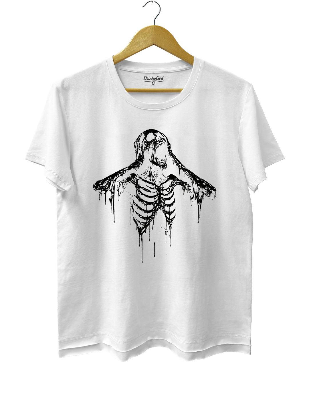Screaming Skeleton Tee - White
