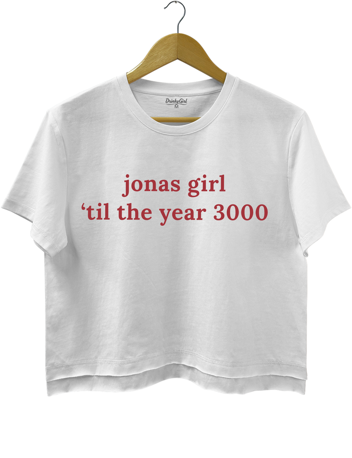 Jonas Girl Til Year 3000 Crop Top - White