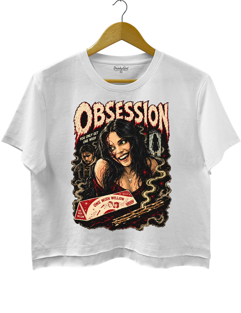 Obsession Nikki Crop Top - White