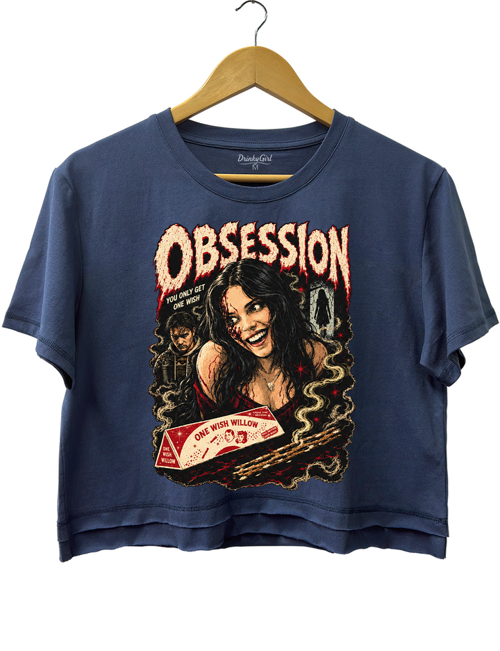 Obsession Nikki Crop Top - Navy Blue