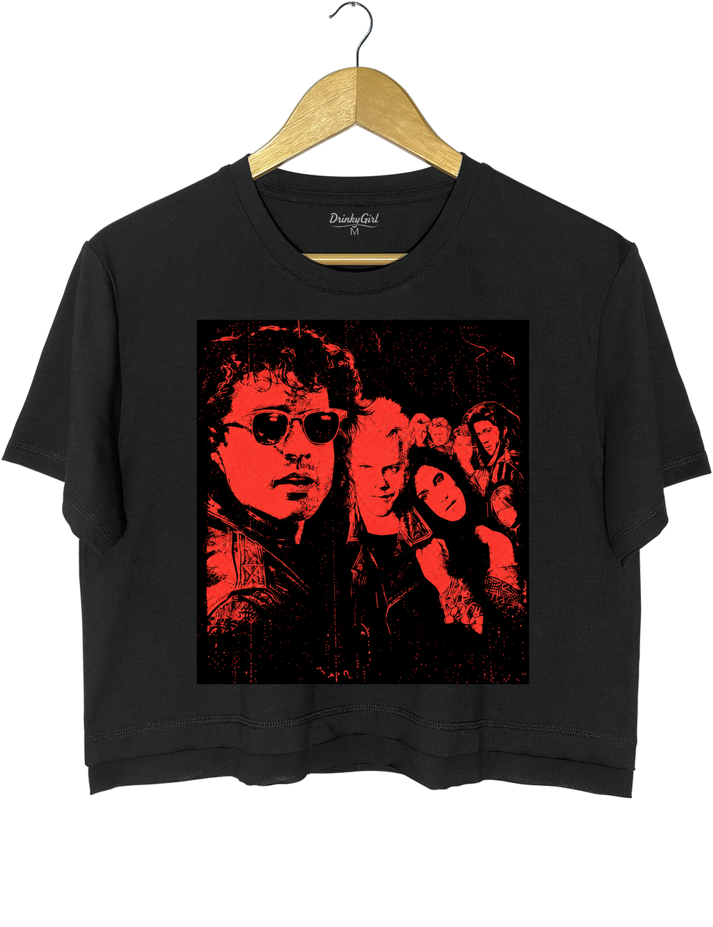 The Lost Boys Crop Top - Black