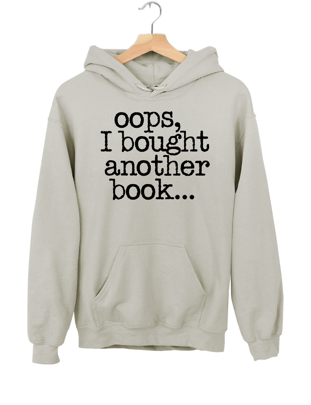 Oops I Bought Another Book Hoodie - Gray