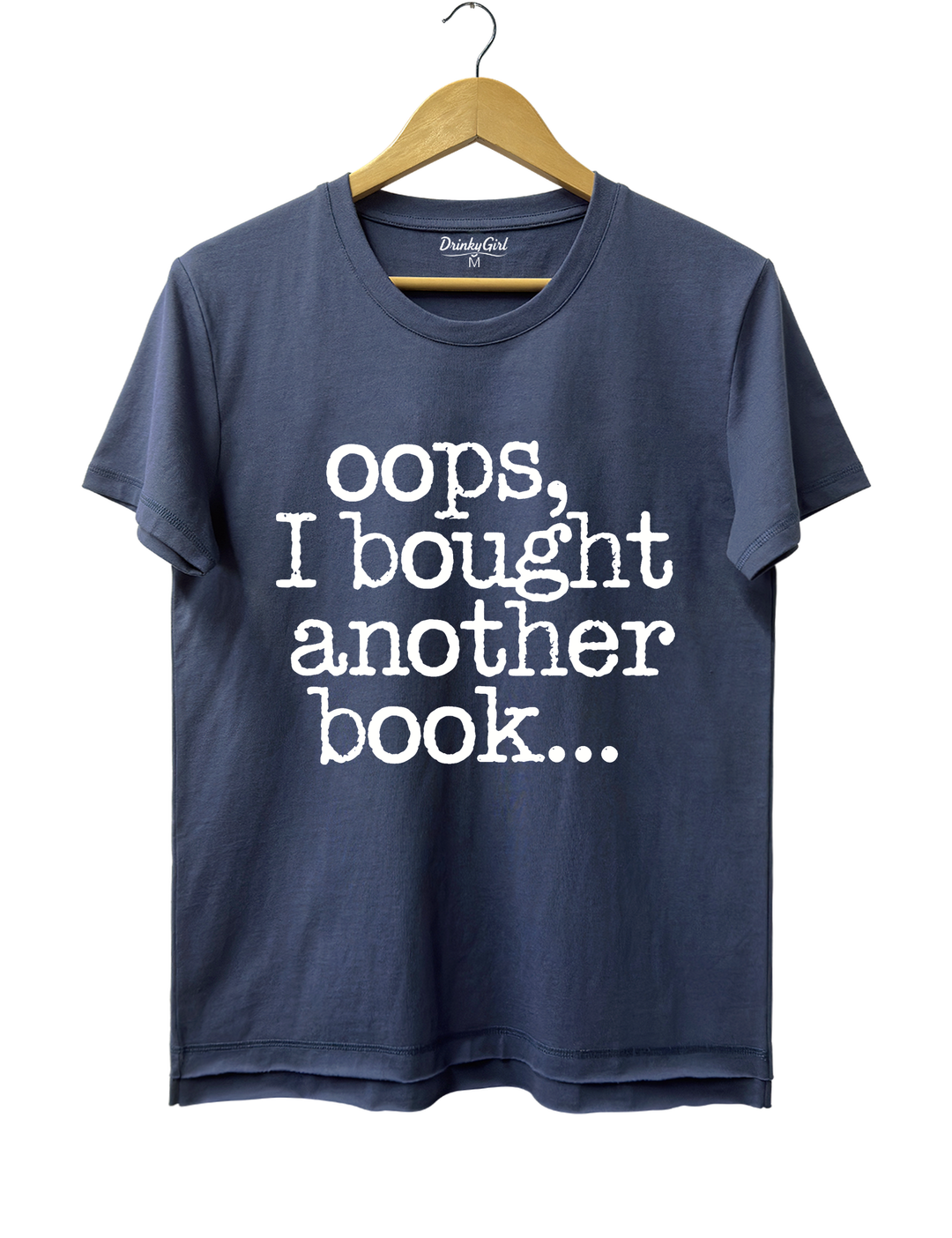 Oops I Bought Another Book Tee - Navy Blue