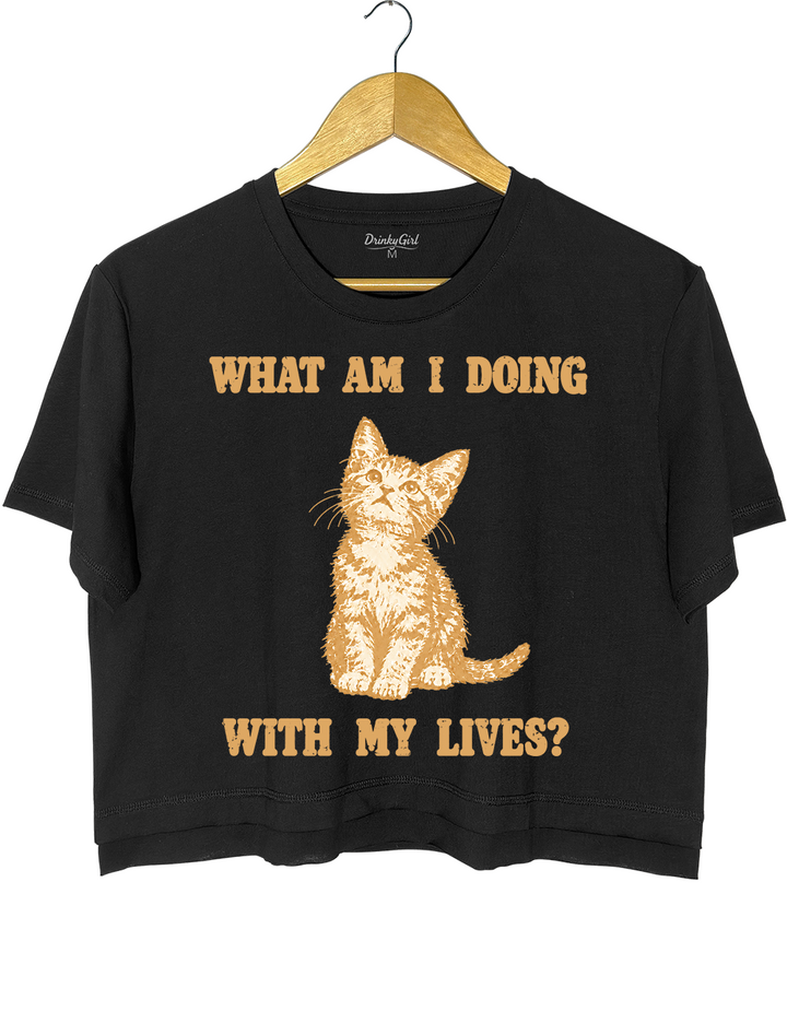 What Am I Doing With My Lives Bo Bragason Crop Top