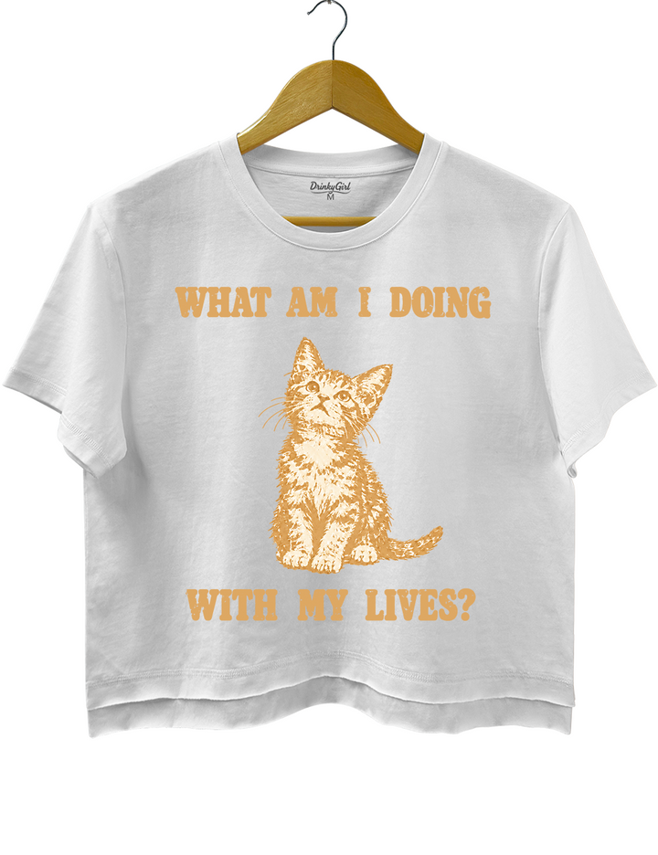 What Am I Doing With My Lives Bo Bragason Crop Top