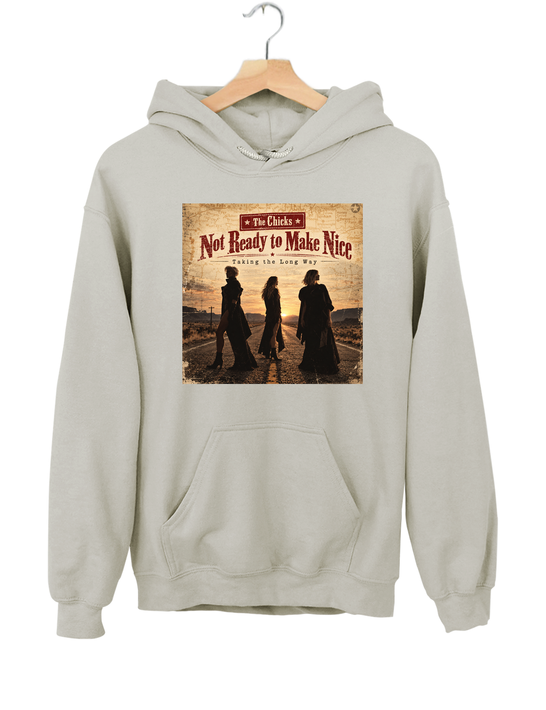 The Chicks Not Ready to Make Nice Taking the Long Way Hoodie - Gray
