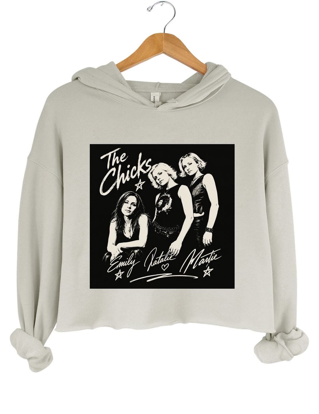 The Chicks Crop Hoodie - Gray