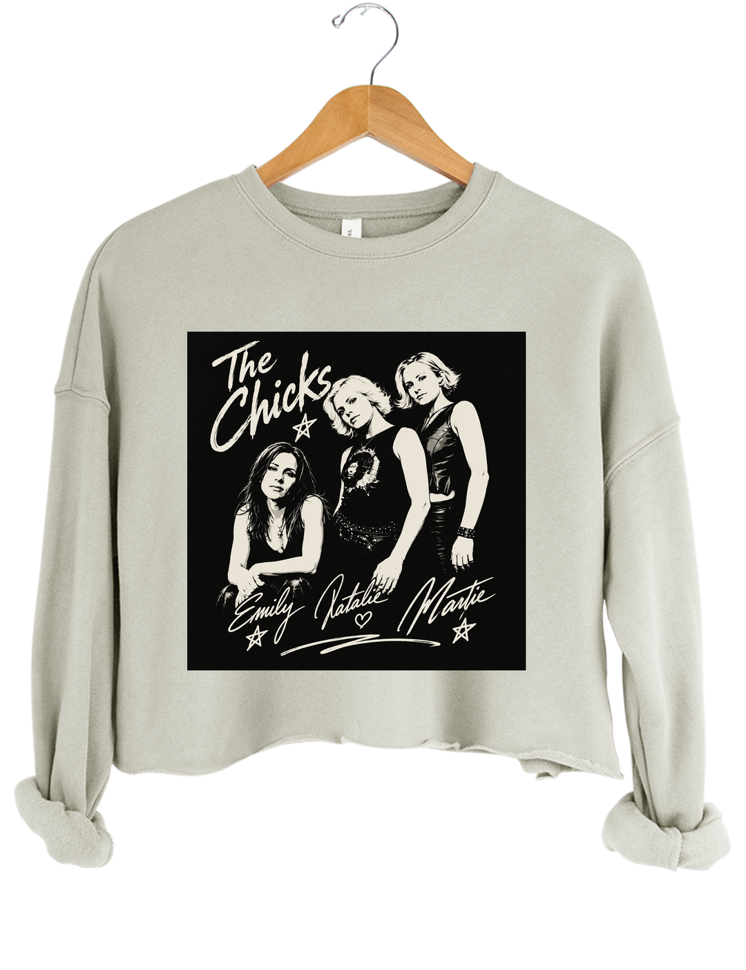The Chicks Crop Sweatshirt - Gray