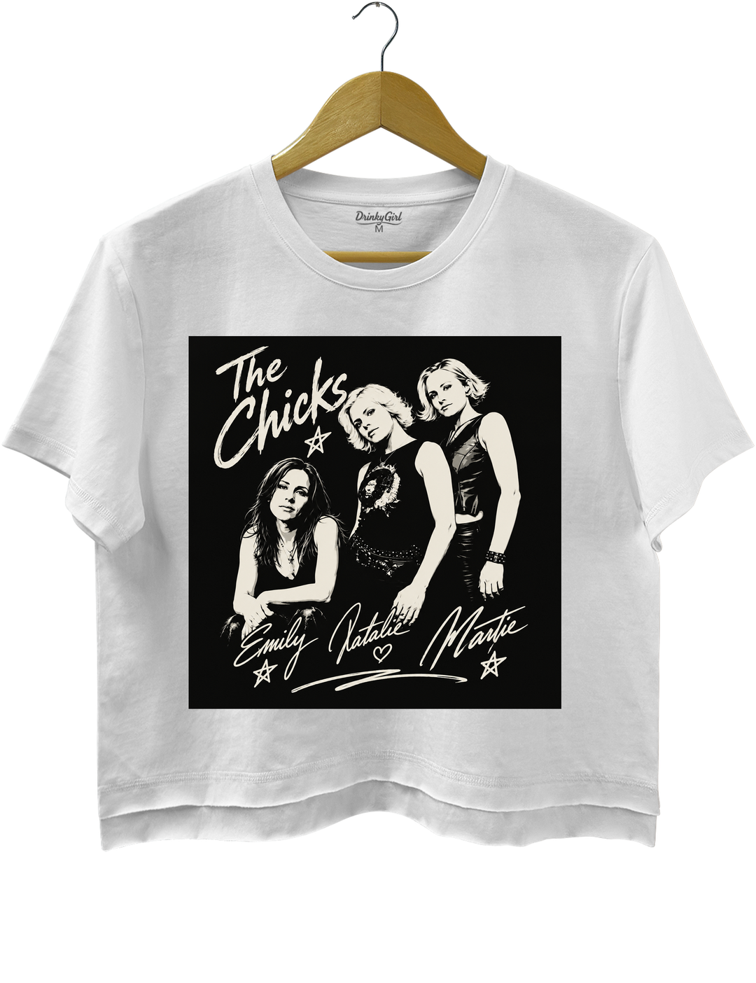 The Chicks Crop Top - White