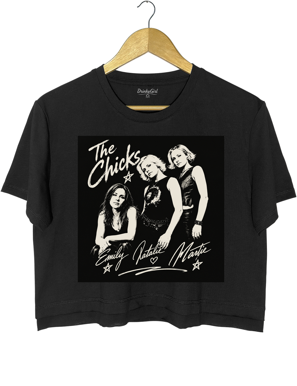 The Chicks Crop Top - Black