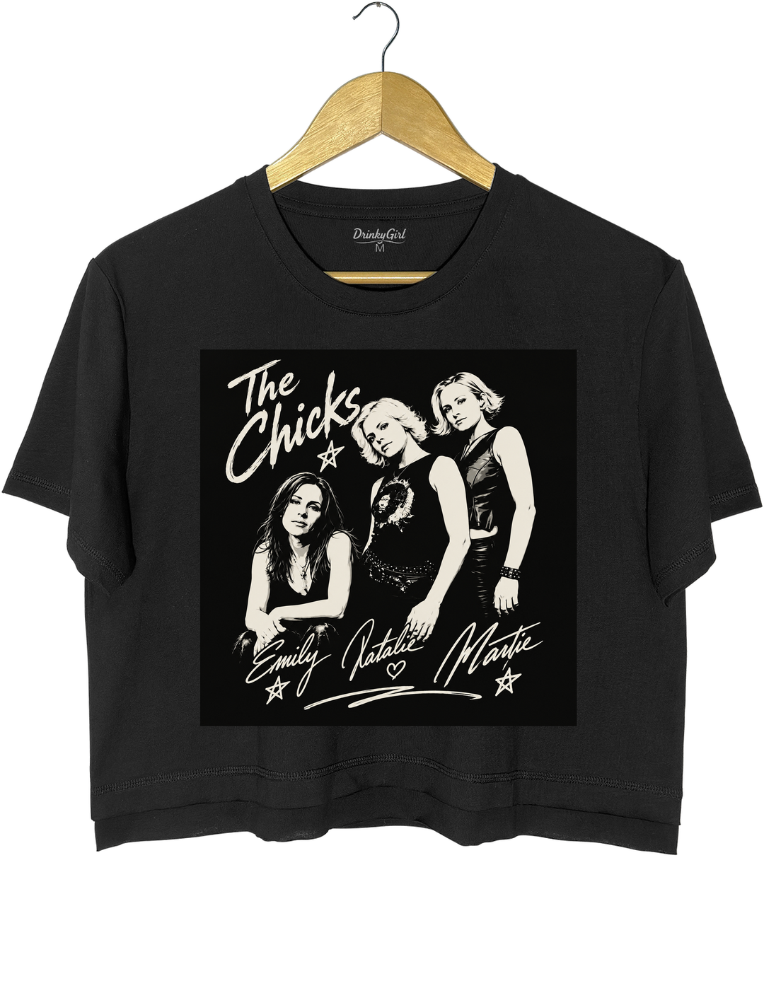 The Chicks Crop Top - Black