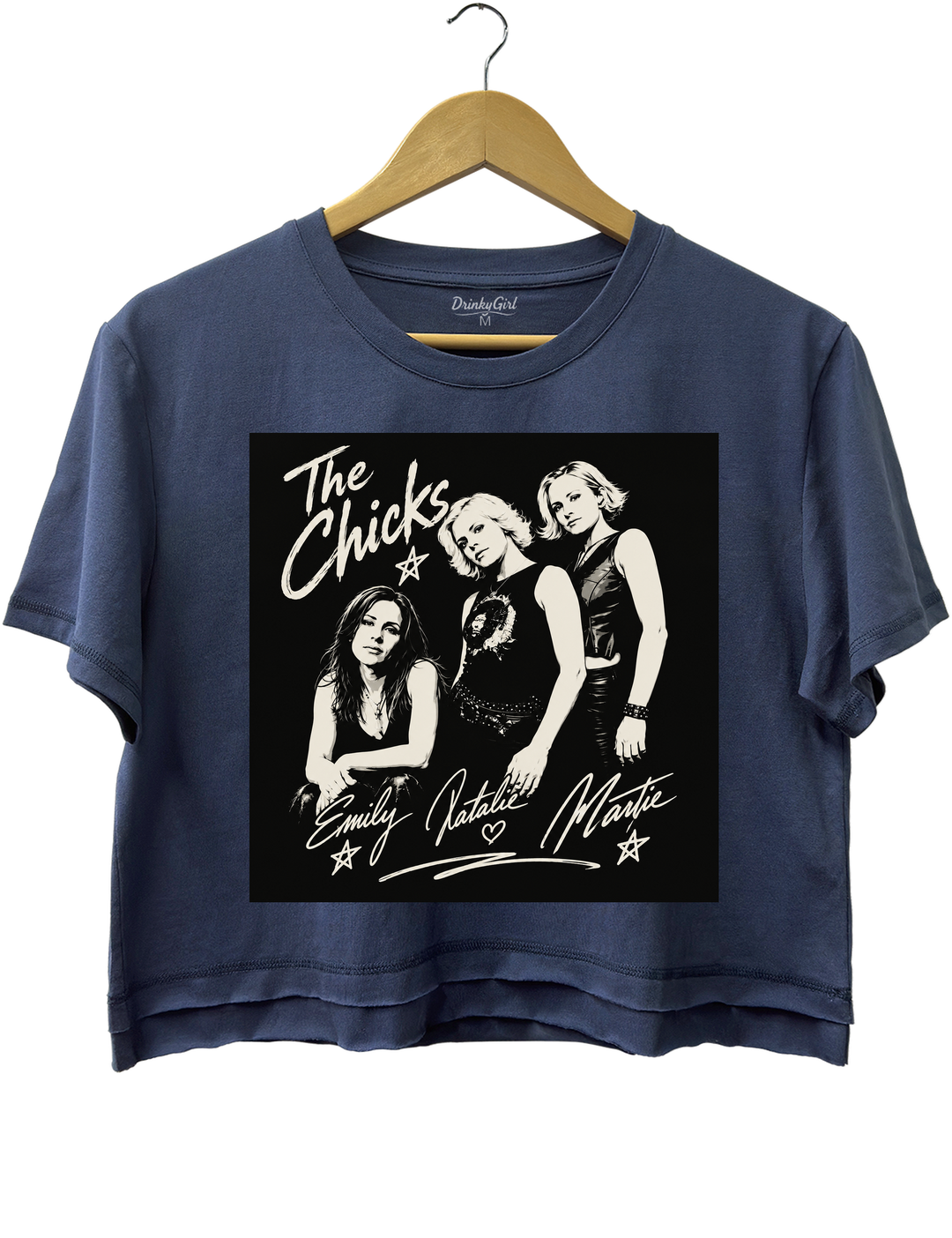The Chicks Crop Top - Navy Blue