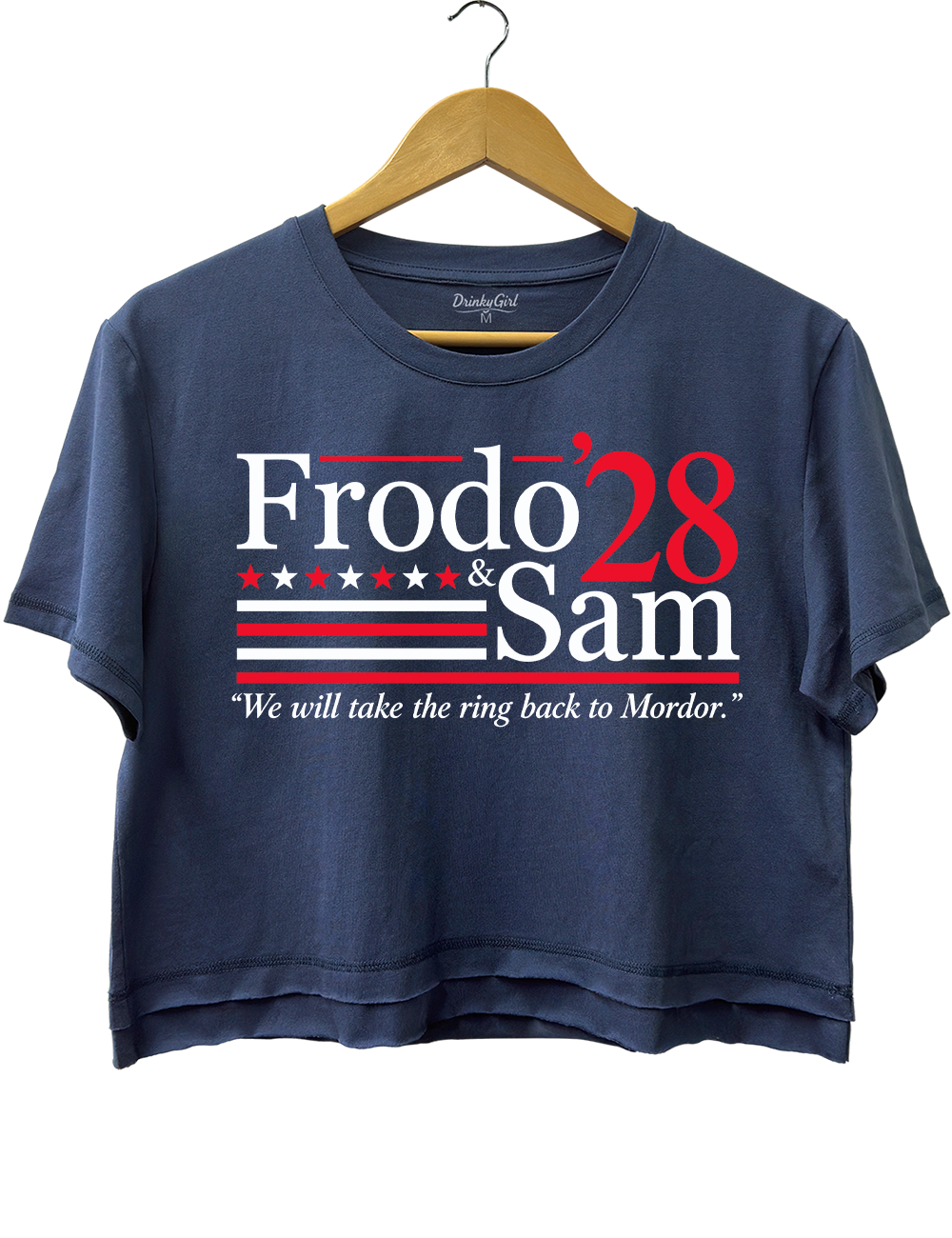 Frodo and Sam 2028 Lord of the Rings Crop Top
