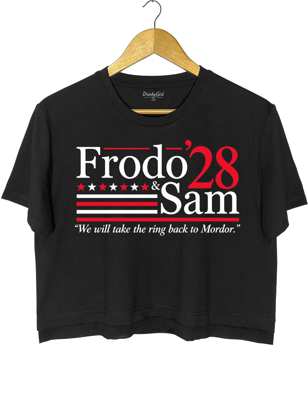 Frodo and Sam 2028 Lord of the Rings Crop Top