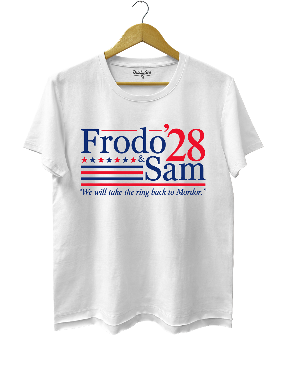 Frodo and Sam 2028 Lord of the Rings Tee - White