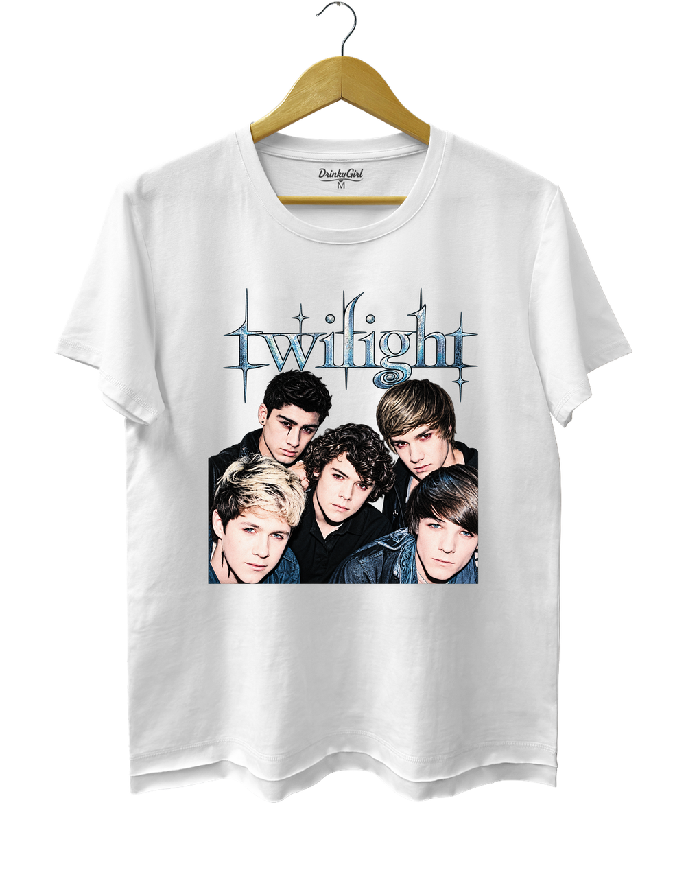Retro One Direction Twilight Tee - White
