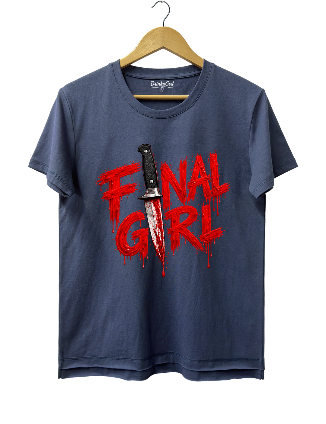 Final Girl Tee - Navy Blue