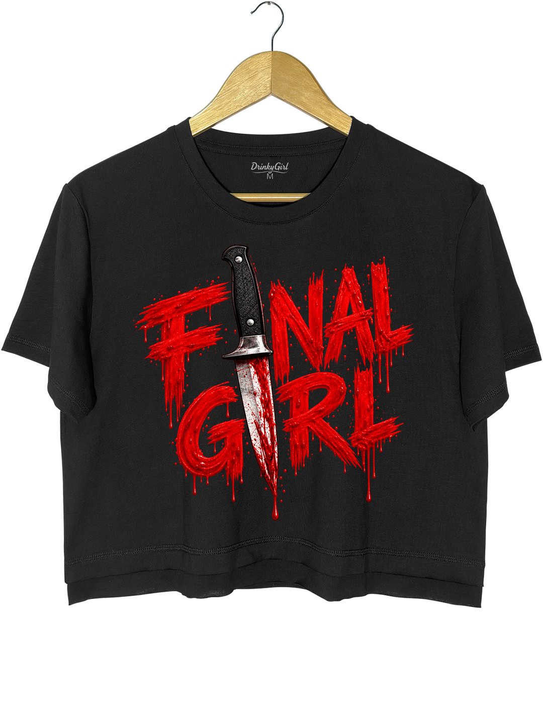 Final Girl Crop Top - Black