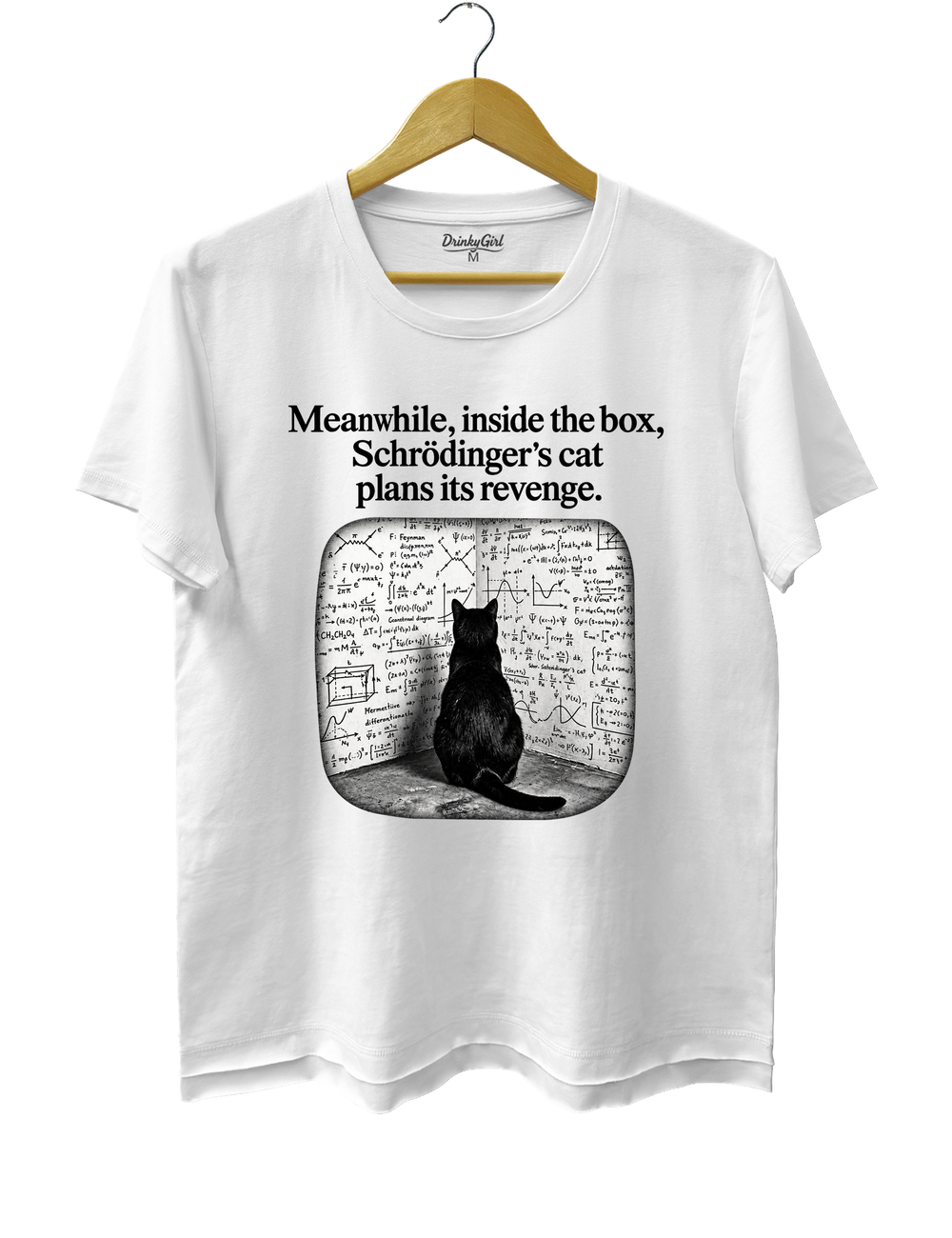 Schrödinger Cat Tee - White