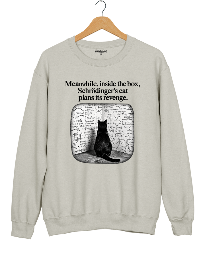 Schrödinger Cat Sweatshirt - Gray