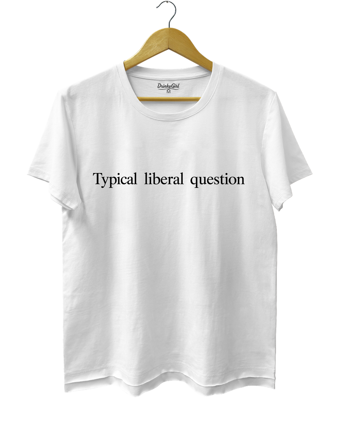 Typical Liberal Question Tee - White