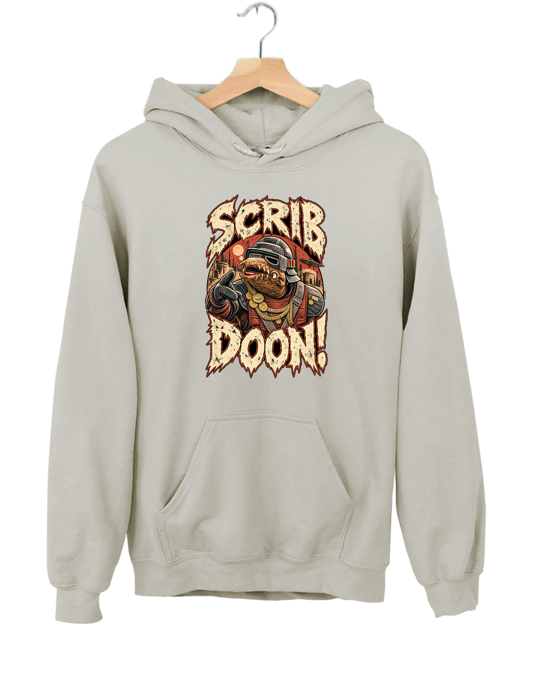 Scrib Doon Biddy Blas Hoodie - Gray