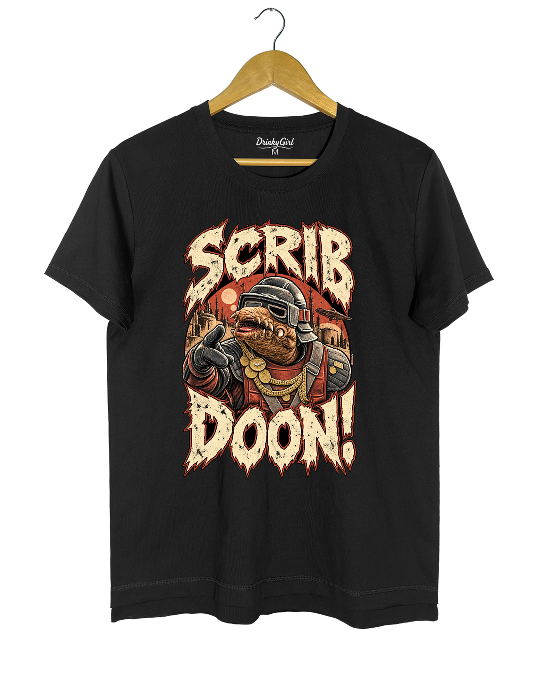 Scrib Doon Biddy Blas Tee - Black