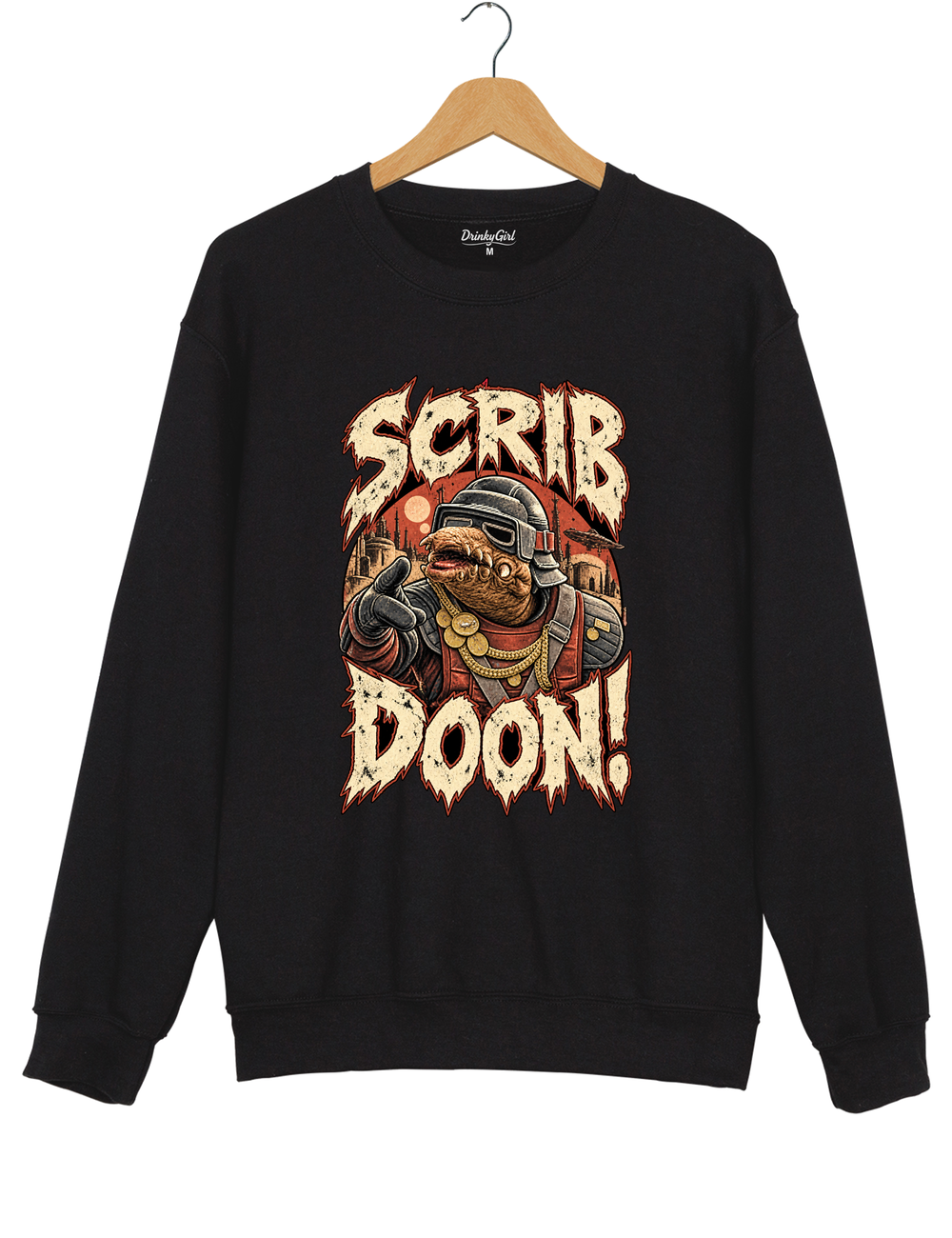 Scrib Doon Biddy Blas Sweatshirt - Black