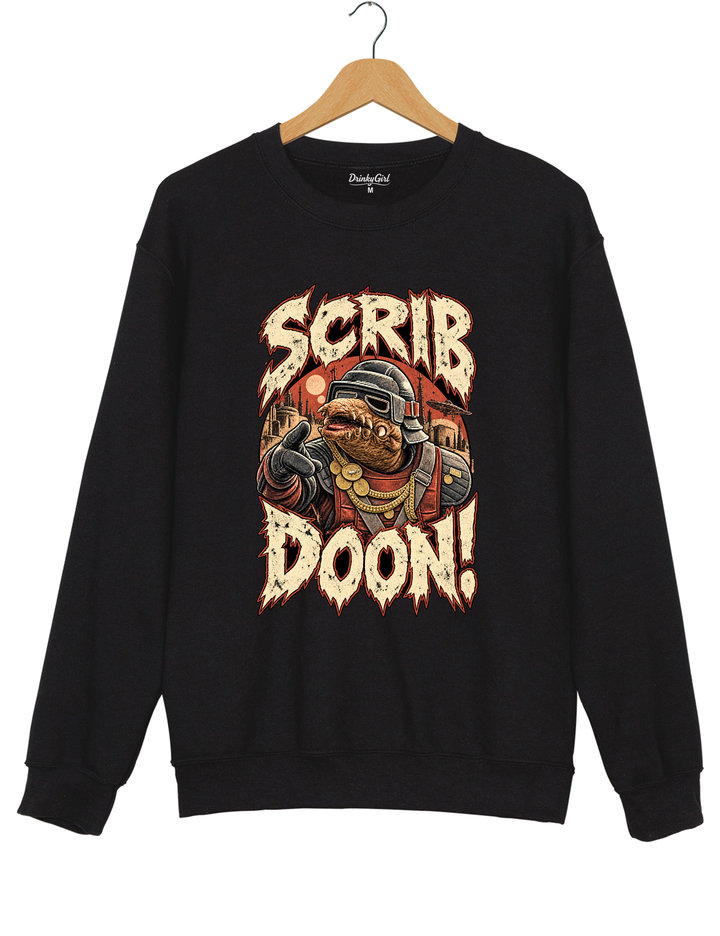 Scrib Doon Biddy Blas Sweatshirt - Black
