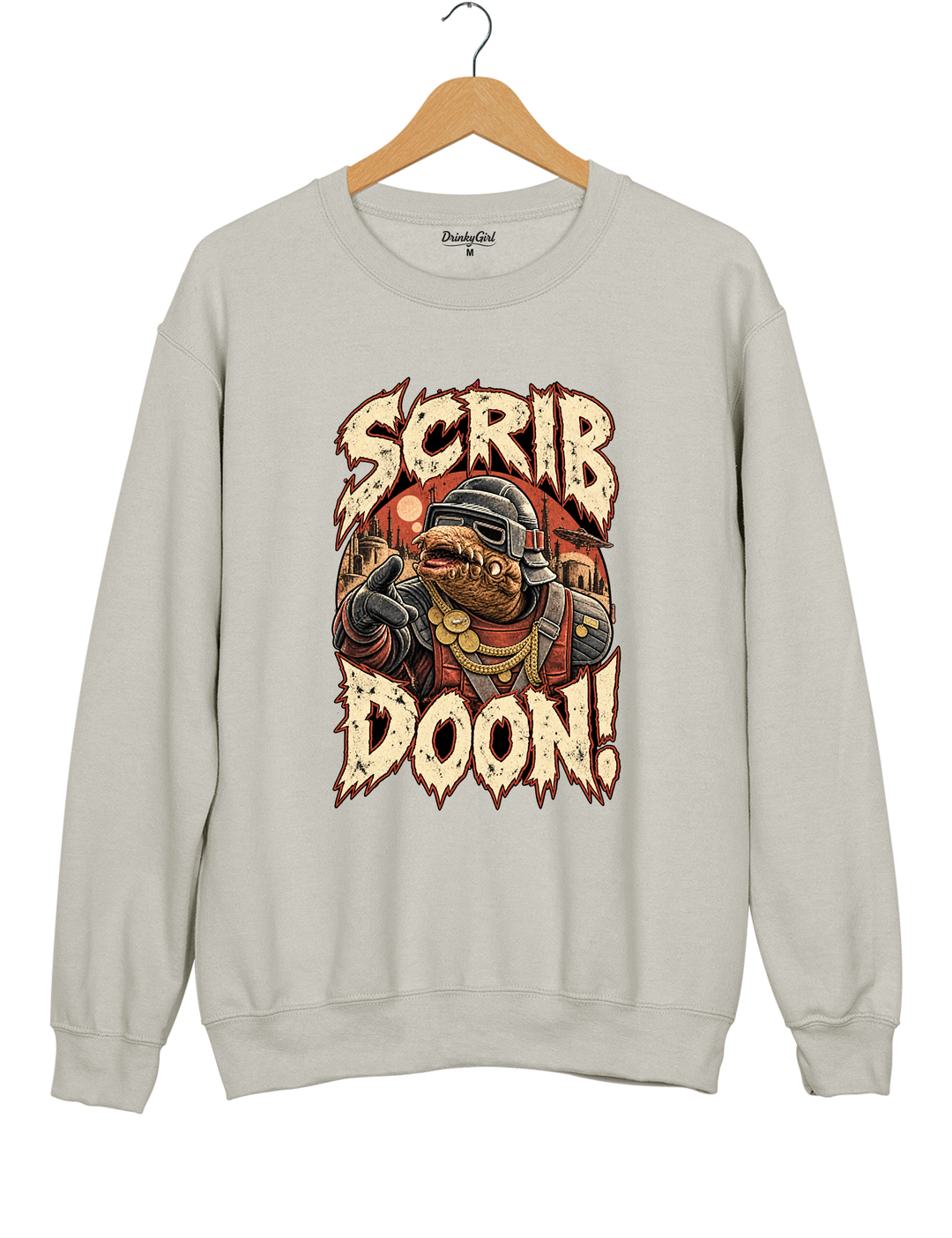 Scrib Doon Biddy Blas Sweatshirt - Gray