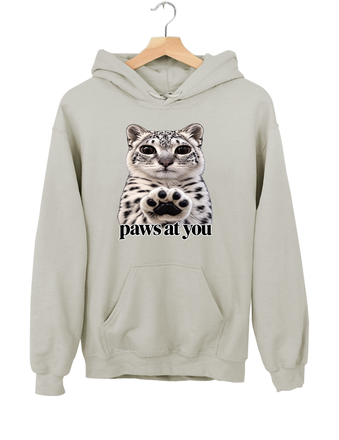Paws at You Hoodie - Gray