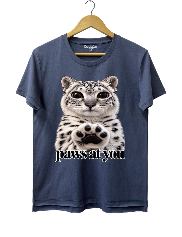 Paws at You Tee - Navy Blue