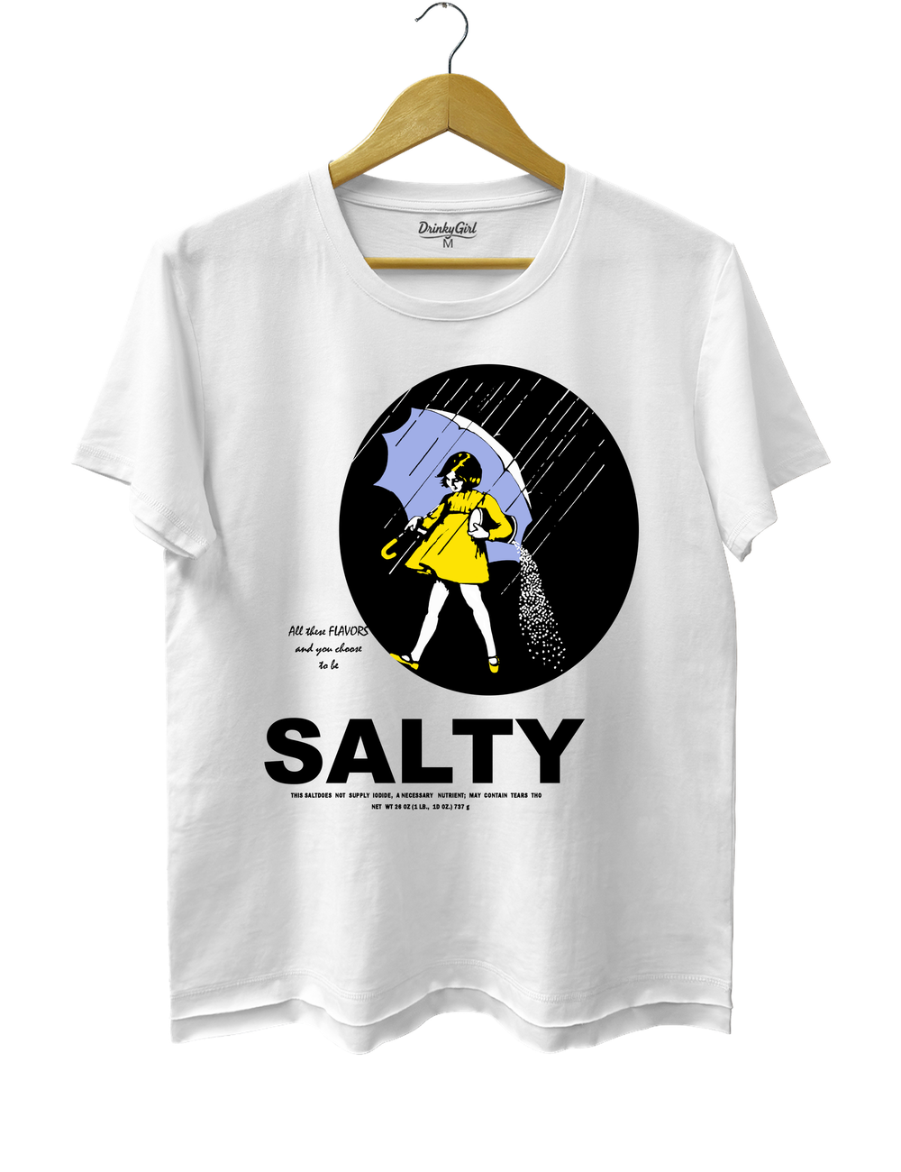 Salty Girl Tee - White