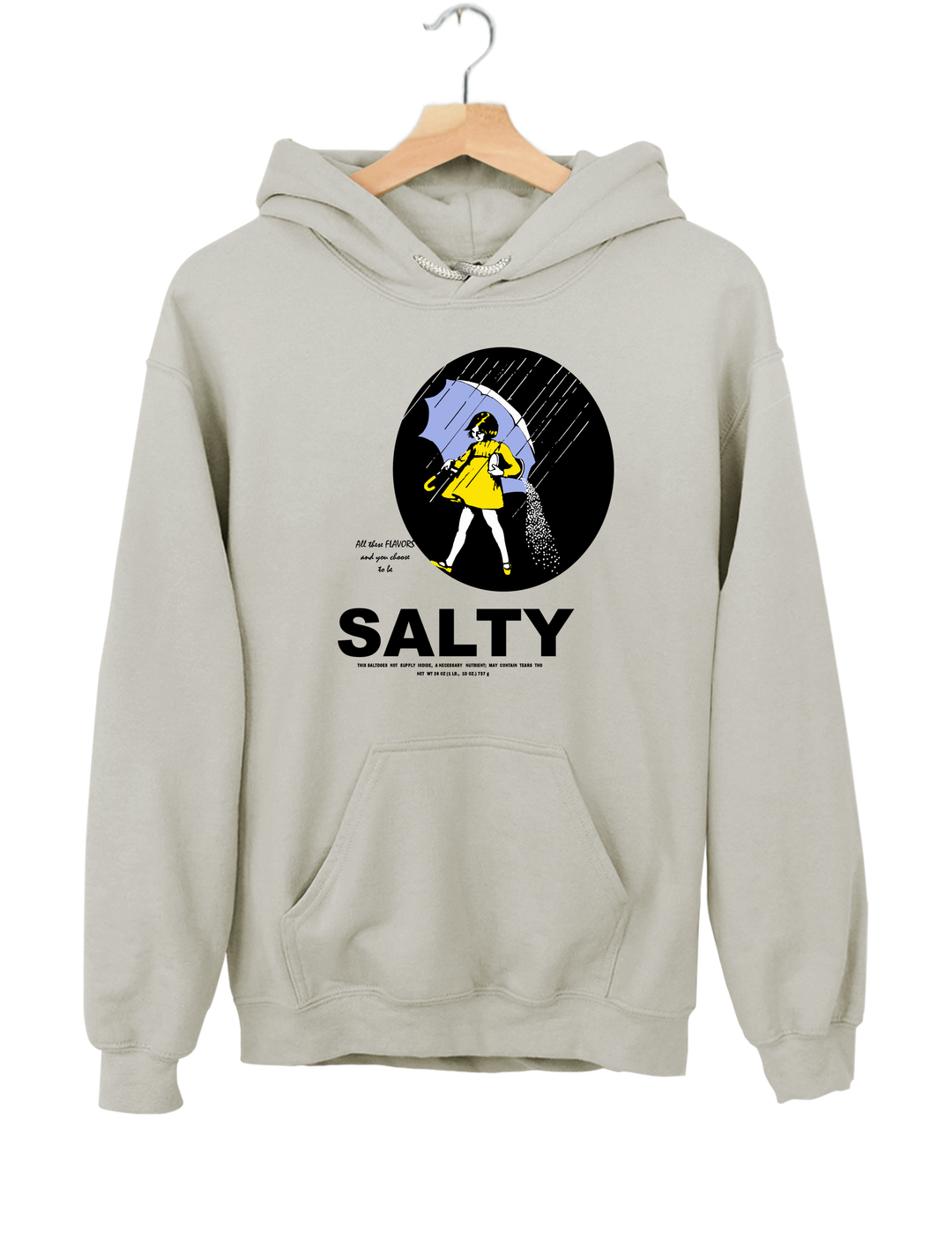 Salty Girl Hoodie - Gray