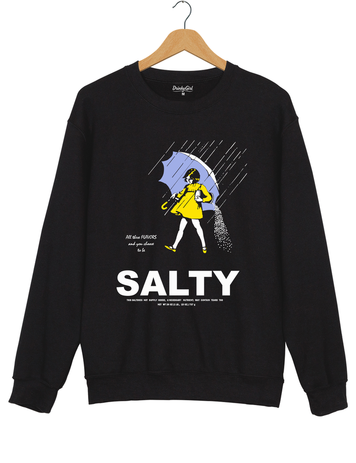 Salty Girl Sweatshirt - Black
