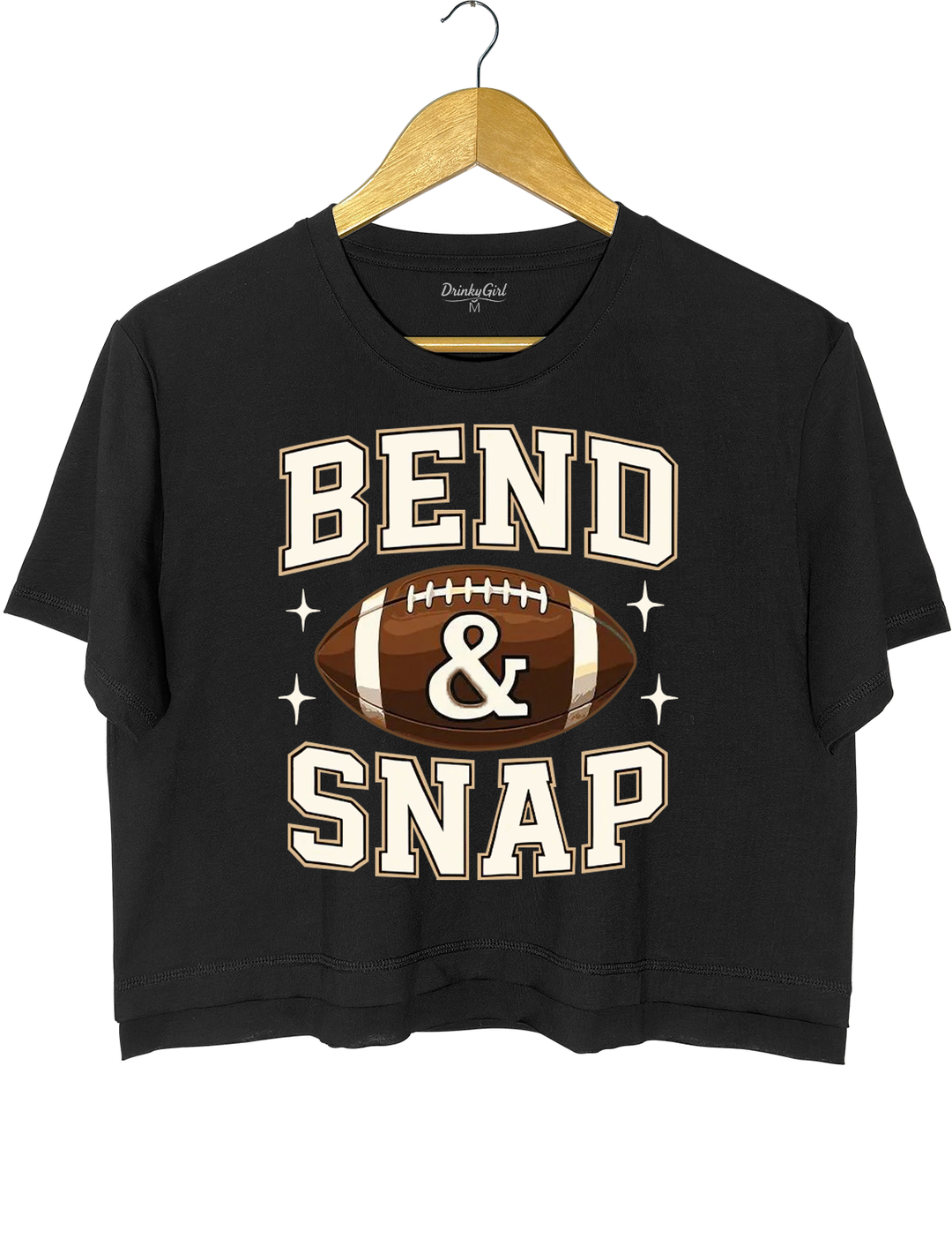 Bend and Snap Womens Football Crop Top