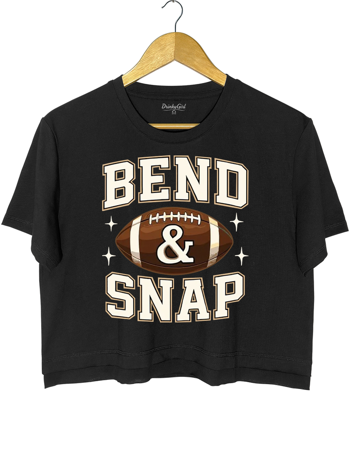 Bend and Snap Womens Football Crop Top