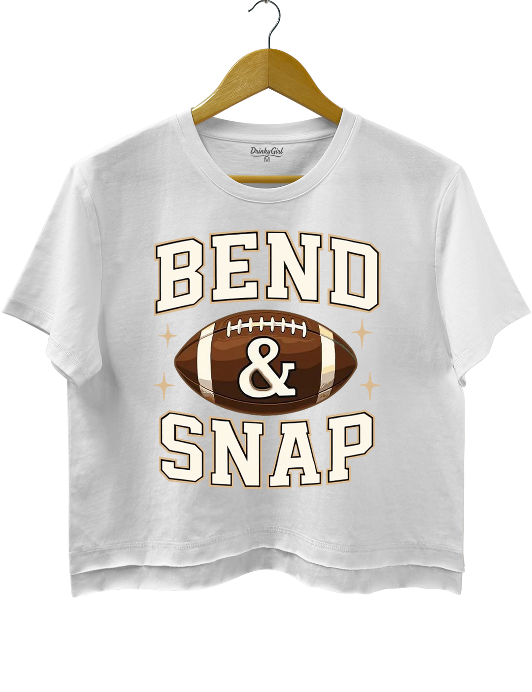 Bend and Snap Womens Football Crop Top