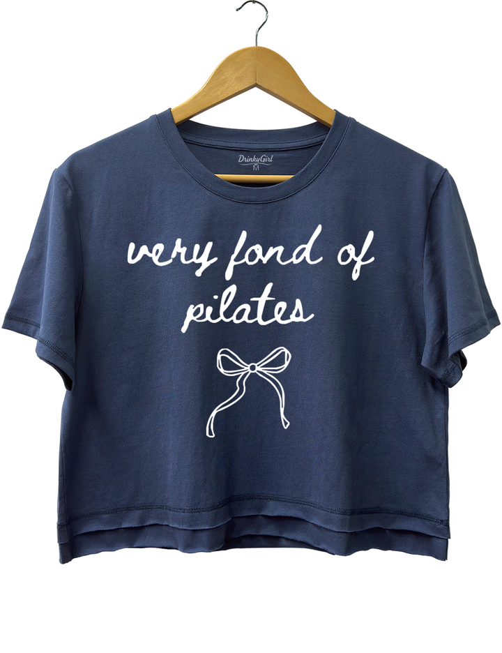 Very Fond Of Pilates Crop Top