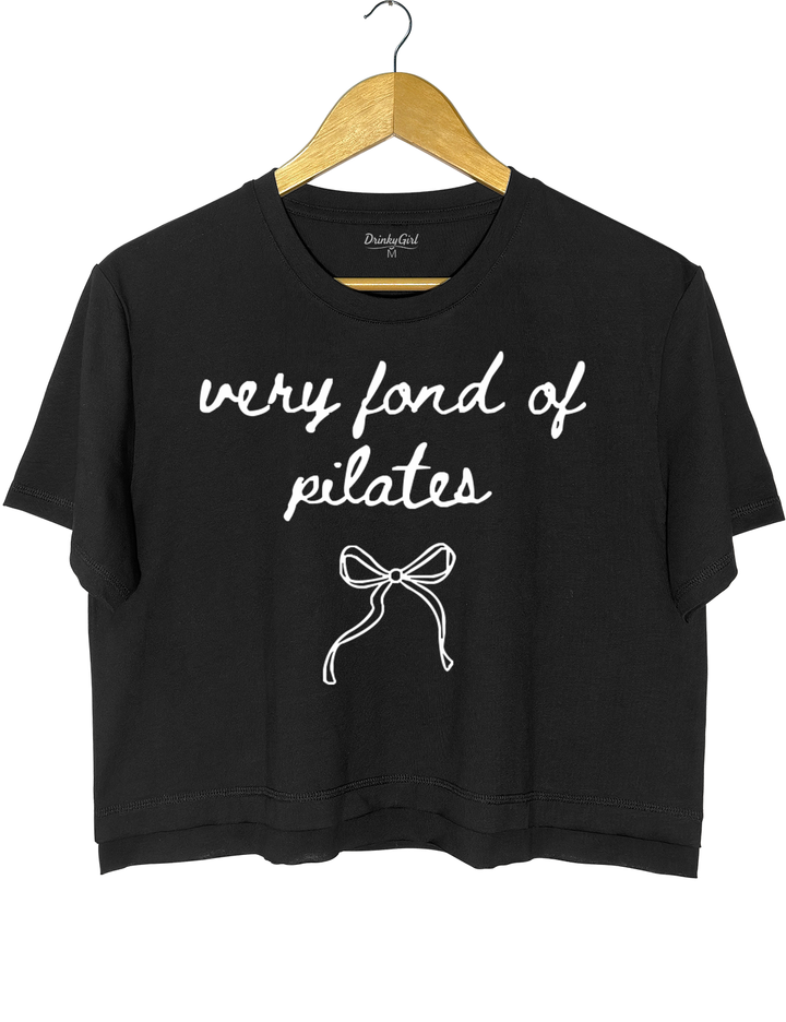 Very Fond Of Pilates Crop Top