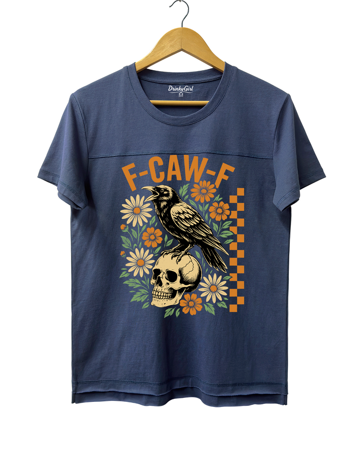 F-Caw-F Protest Black Crow Tee