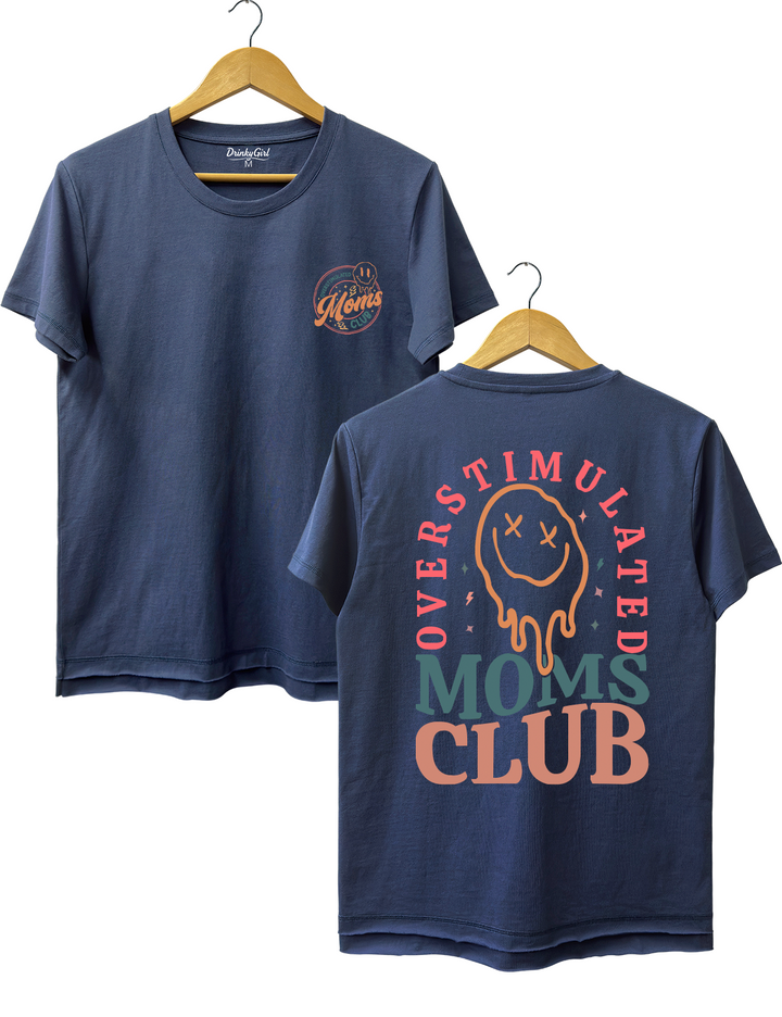 Overstimulated Moms Club Crop Top